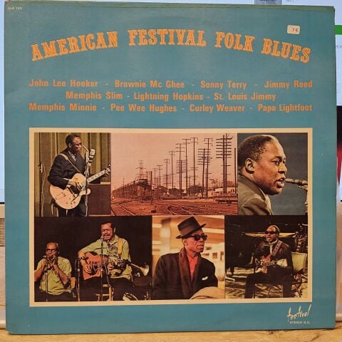 Various – American Festival Folk Blues LP PLAK