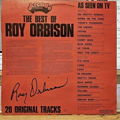 Roy Orbison – The Best Of Roy Orbison LP PLAK