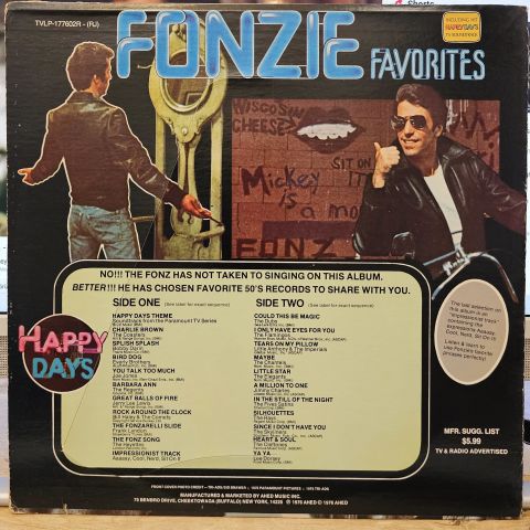 Various – Fonzie Favorites LP PLAK