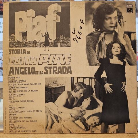Edith Piaf & Betty Mars – Storia Di Edith Piaf - Angelo Di Strada LP PLAK