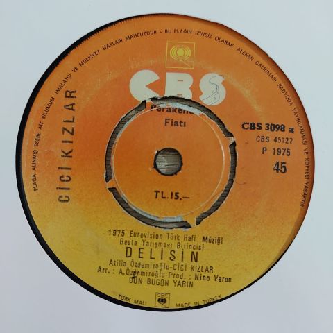 CİCİ KIZLAR DELİSİN 45LİK PLAK