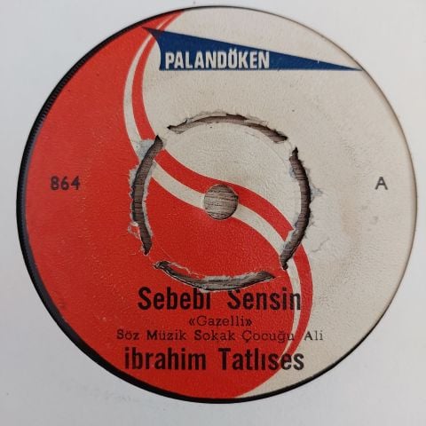 İBRAHİM TATLISES - AŞKIN BENİ DELİ EYLEDİ / SEBEBİ SENSİN 45LİK PLAK