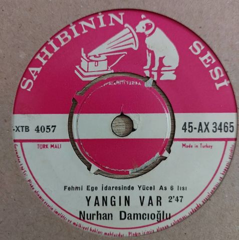 Nurhan Damcıoğlu – Yangın Var / Ufacıksın 45LİK PLAK