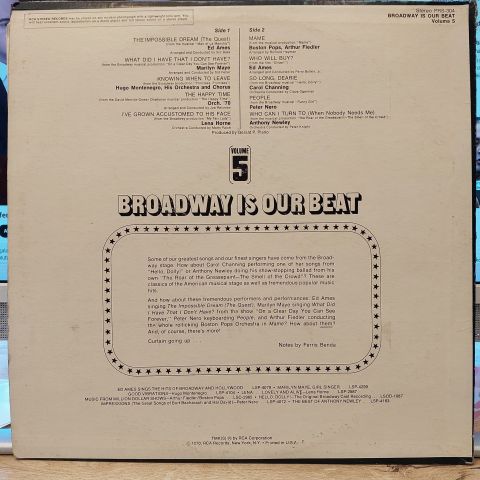 Various – Broadway Is Our Beat LP PLAK