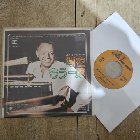 Frank Sinatra – Let Me Try Again (Laisse Moi Le Temps) 45LİK PLAK