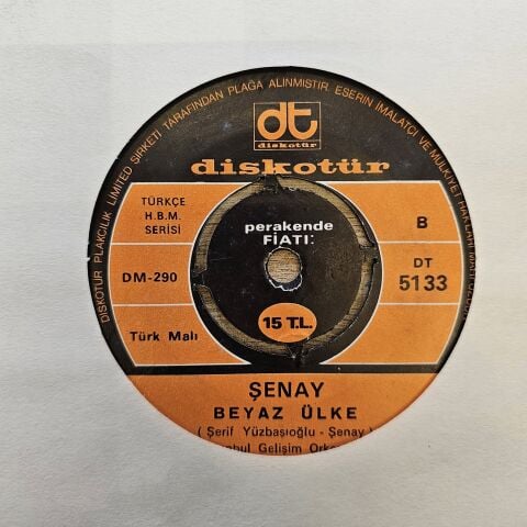 Şenay – Beyaz Ülke / Gerçek Nerede 45LİK PLAK