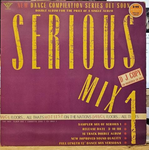 Various – Sampler Mix Serious 1 & House X.Ter.C LP PLAK