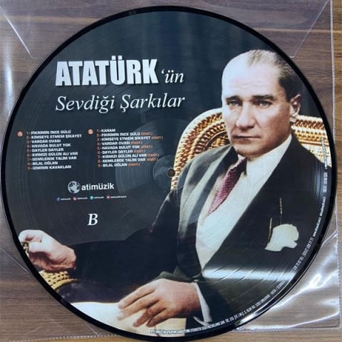 Ertan Sert – Atatürk'ün Sevdiği Şarkılar RESİMLİ PİCTURE DİSC LP PLAK