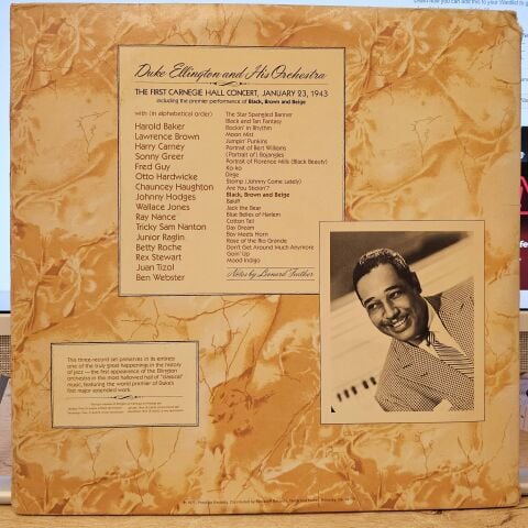 Duke Ellington And His Orchestra – The Duke Ellington Carnegie Hall Concerts, January 1943 LP PLAK