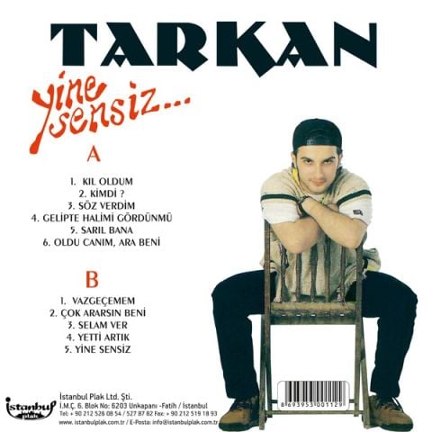 TARKAN - YİNE SENSİZ LP PLAK