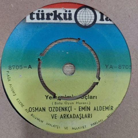 OSMAN ÖZDENKÇİ - YEMENİMİN UÇLARI 45LİK PLAK
