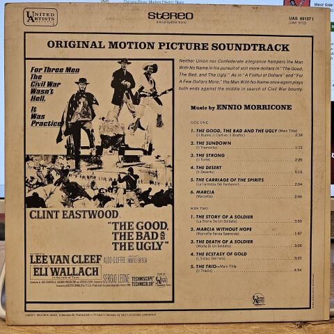 Ennio Morricone – The Good, The Bad And The Ugly (Original Motion Picture Soundtrack) LP PLAK