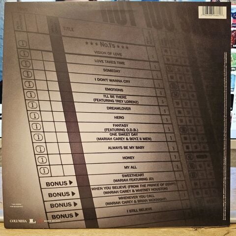 Mariah – #1's LP PLAK