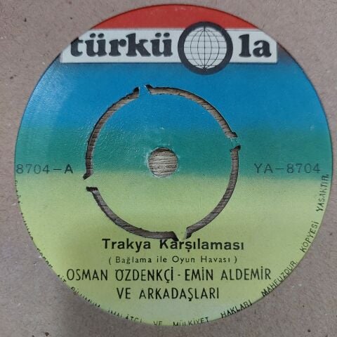 OSMAN ÖZDENKÇİ - TRAKY KARŞILAMASI 45LİK PLAK