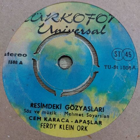 CEM KARACA - RESİMDEKİ GÖZ YAŞLARI 45LİK PLAK