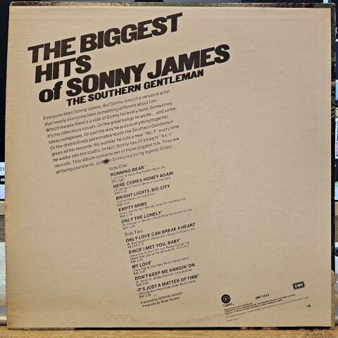 Sonny James – The Biggest Hits Of Sonny James LP PLAK