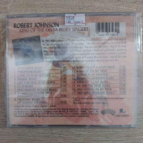 ROBERT JOHNSON - KING OF THE DELTE CD