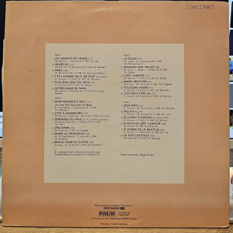 Edith Piaf – Edith Piaf LP PLAK