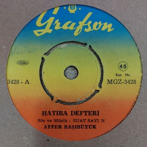 AYFER BAŞIBÜYÜK - HATIA DEFTERİ 45LİK PLAK