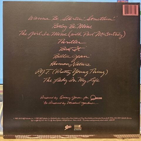 Michael Jackson – Thriller LP PLAK