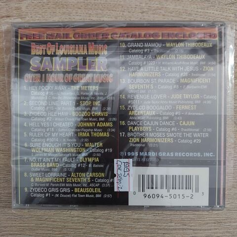 BEST OF LOUISIANA MUSIC SAMPLER CD