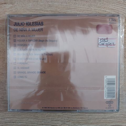 JULIO IGLESIAS - DE NİNA A MUJER CD