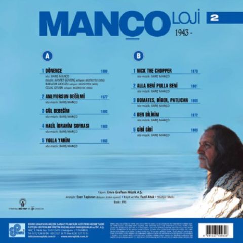 BARIŞ MANÇO - MANÇOLOJİ 2 LP LAK
