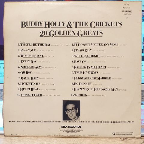 Buddy Holly & The Crickets – 20 Golden Greats LP PLAK