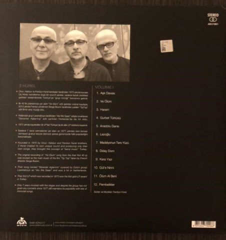 3 Hürel – Volume 1 LP PLAK
