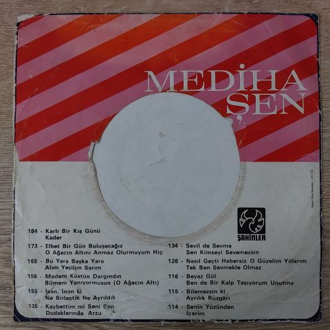 Mediha Şen – Bilemezsin Ki / Ayrılık Rüzgarı 45LİK PLAK