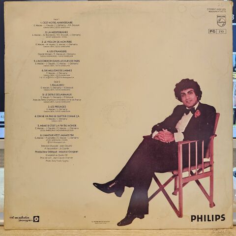 Enrico Macias – Enrico Macias Ou La Poésie De La Méditerranée LP PLAK