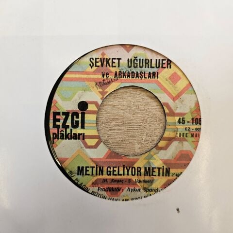 Şevket Uğurluer Ve Arkadaşları – Metin Geliyor Metin... / Kralın Golleri 45LİK PLAK