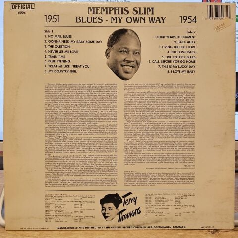 Memphis Slim – Blues - My Own Way (1951-1954) LP PLAK