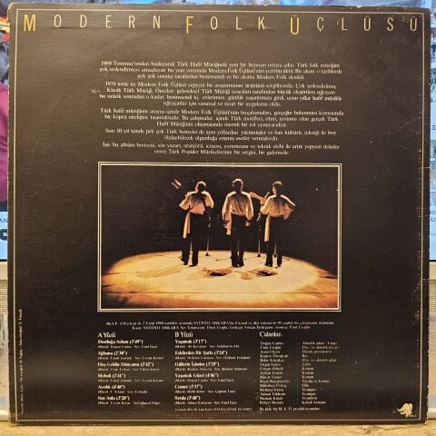 Modern Folk Üçlüsü – Pop LP PLAK