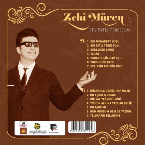 ZEKİ MÜREN - BİR TATLI TEBESSÜM LP PLAK