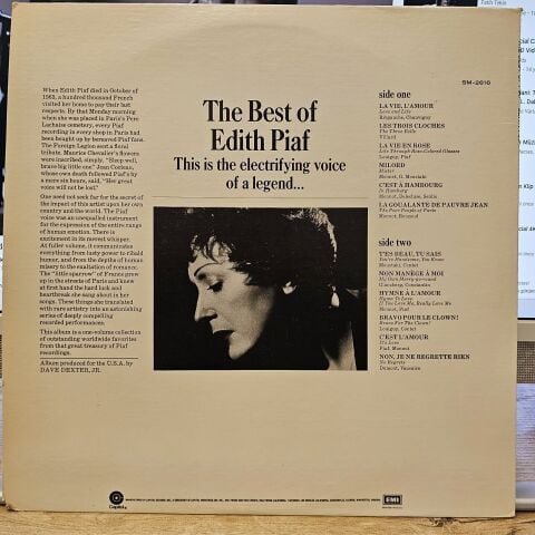 Edith Piaf – The Best Of Edith Piaf LP PLAK