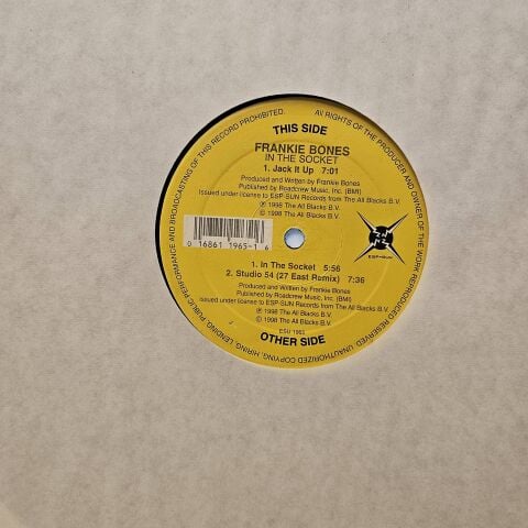Frankie Bones – In The Socket LP PLAK