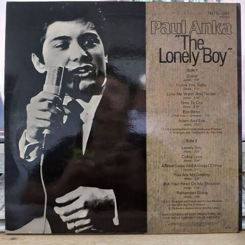 Paul Anka – The Lonely Boy LP PLAK
