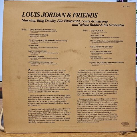 Louis Jordan – Louis Jordan & Friends LP PLAK