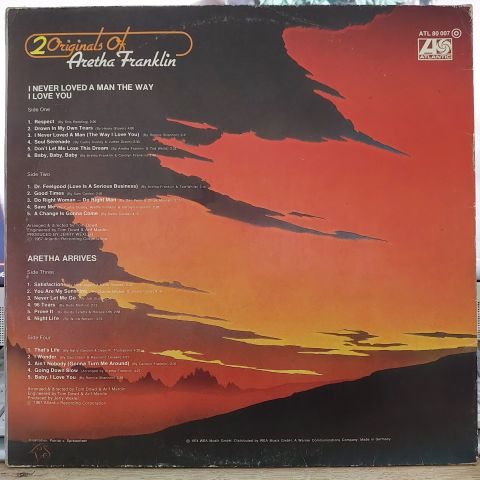 Aretha Franklin – 2 Originals Of Aretha Franklin LP PLAK
