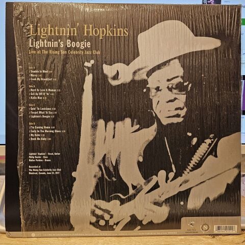 Lightnin' Hopkins – Lightnin's Boogie - Live At The Rising Sun Celebrity Jazz Club LP PLAK