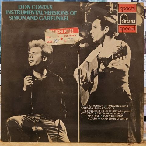 Don Costa – Don Costa's Instrumental Versions Of Simon And Garfunkel LP PLAK