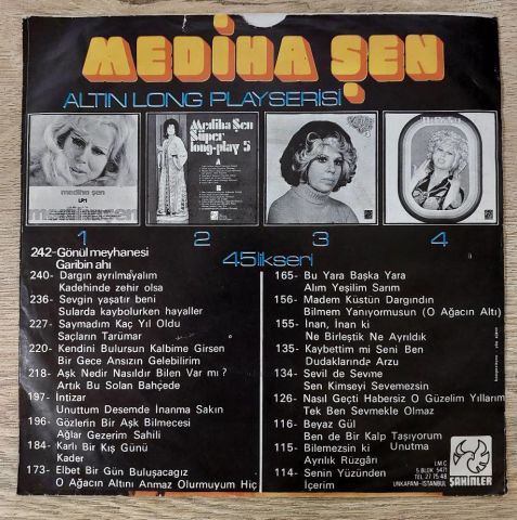 Mediha Şen – Gönül Meyhanesi / Garibin Ahı 45LİK PLAK