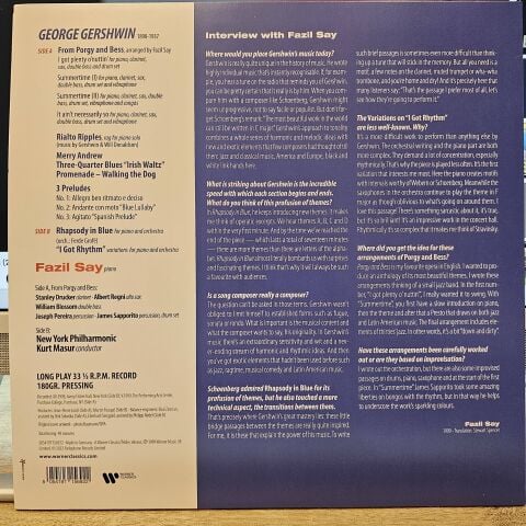 Fazıl Say – Gershwin LP PLAK