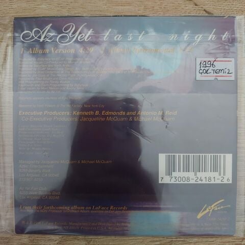 AZ YET - LAST NİGHT CD