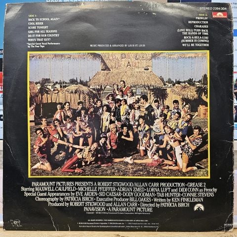 Various – Grease 2 (Original Soundtrack Recording) LP PLAK