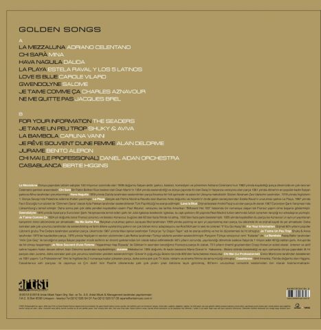 GOLDEN SONGS LP PLAK