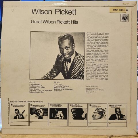 Wilson Pickett – Great Wilson Pickett Hits LP PLAK