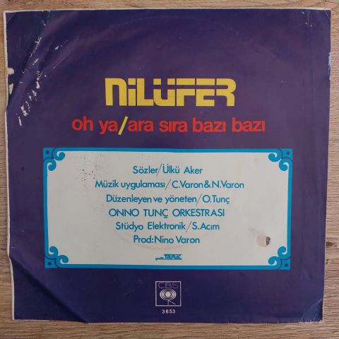 Nilüfer – Oh Ya / Ara Sıra Bazı Bazı 45LİK PLAK