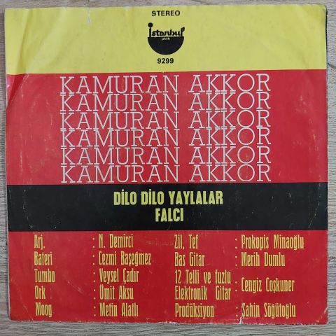 Kamuran Akkor – Dilo Dilo Yaylalar / Falcı 45LİK PLAK